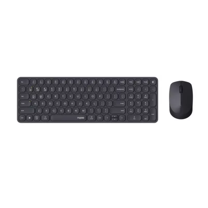 Rapoo 9310M Kit tastiera e mouse wireless multi-mode, nero