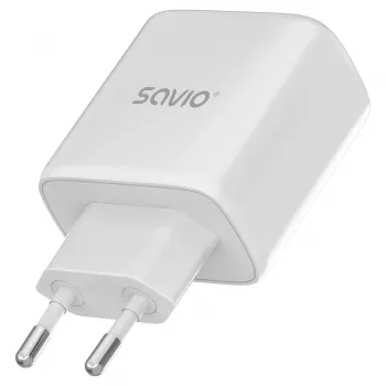 Caricabatterie per dispositivi mobili Savio LA-12 universale bianco AC ricarica rapida indoor