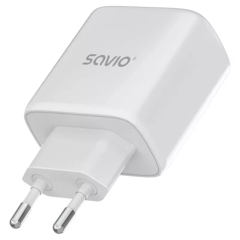 Caricabatterie per dispositivi mobili Savio LA-12 universale bianco AC ricarica rapida indoor
