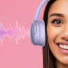 Cuffie MANTA HDP1001PU Rytmo Elegance viola over-ear con filo, modello HDP1001PU