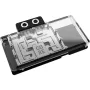 Alphacool Core RX 9070 XT Aorus Elite waterblock per GPU con backplate, trasparente/cromato (14780)