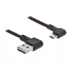 Cavo USB DeLOCK EASY-USB 2.0 Type-A a Micro-B connettore maschio 0,5 m nero