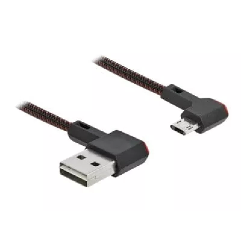 Cavo USB DeLOCK EASY-USB 2.0 Type-A a Micro-B connettore maschio 0,5 m nero
