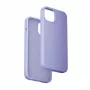 Custodia in silicone Vention KUFV0-20 per iPhone 15 Plus, viola, soft-touch, leggera