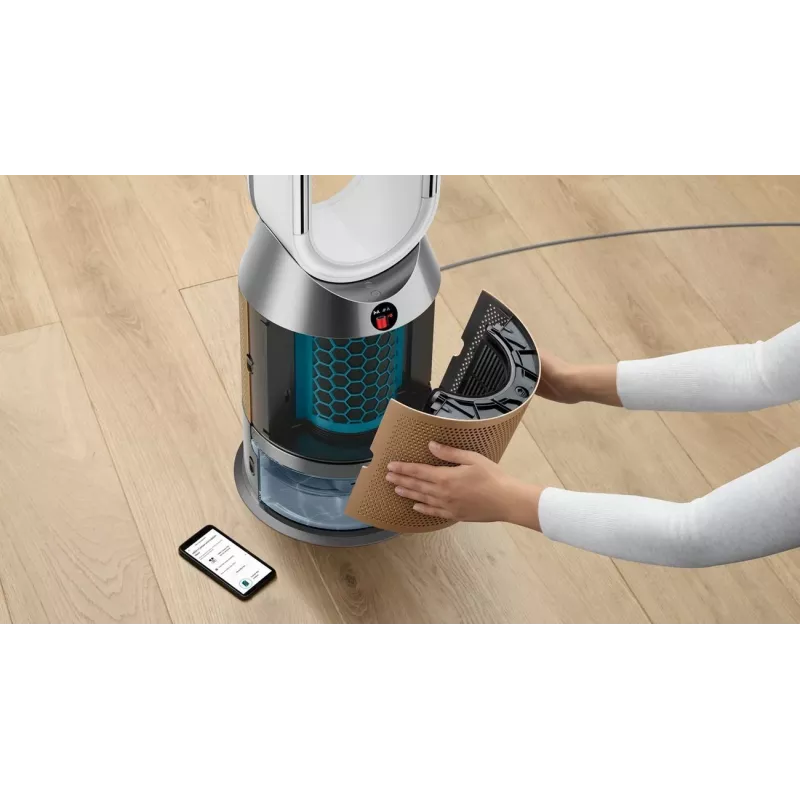 Purificatore d'aria Dyson Purifier Humidify + Cool De-Nox 62.4 dB 45 W oro bianco