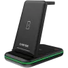 Caricabatterie wireless CANYON WS-304 15W 3in1 Nero