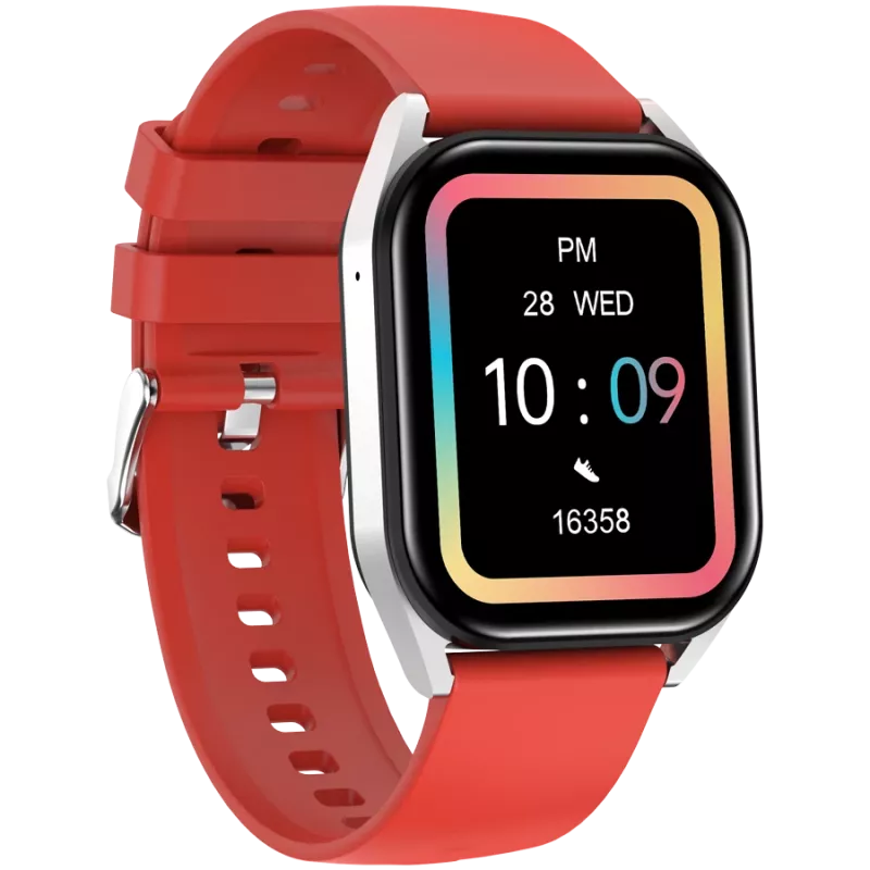 Smartwatch CANYON Chatter SW-58 BT-CALL argento rosso