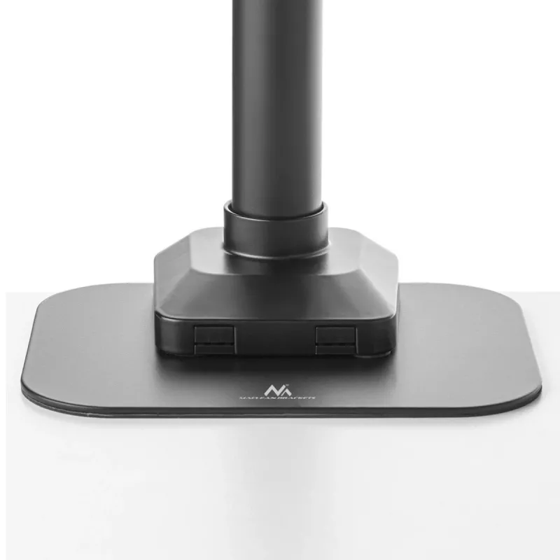 Maclean MC-929 piastra di rinforzo per piano scrivania per supporti da scrivania per monitor, nero