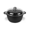 Pentola con coperchio Maestro MR-4616C 16 cm 1 l nera