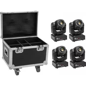 Testa mobile Spot EUROLITE TMH-S60 4x LED con custodia da trasporto