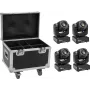 Testa mobile Spot EUROLITE TMH-S60 4x LED con custodia da trasporto