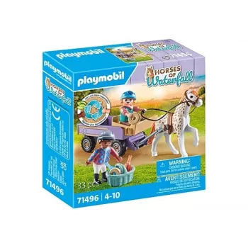 Playmobil 71496 Horses of Waterfall: carrozza pony