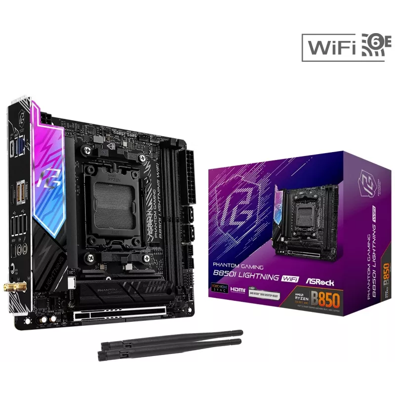 Scheda madre ASRock B850I Lightning WiFi AM5 Mini-ITX