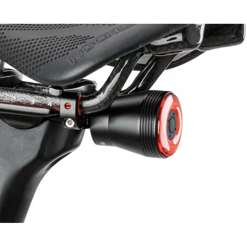 Rockbros Q5 Fanale posteriore nero per bici con sistema STOP intelligente