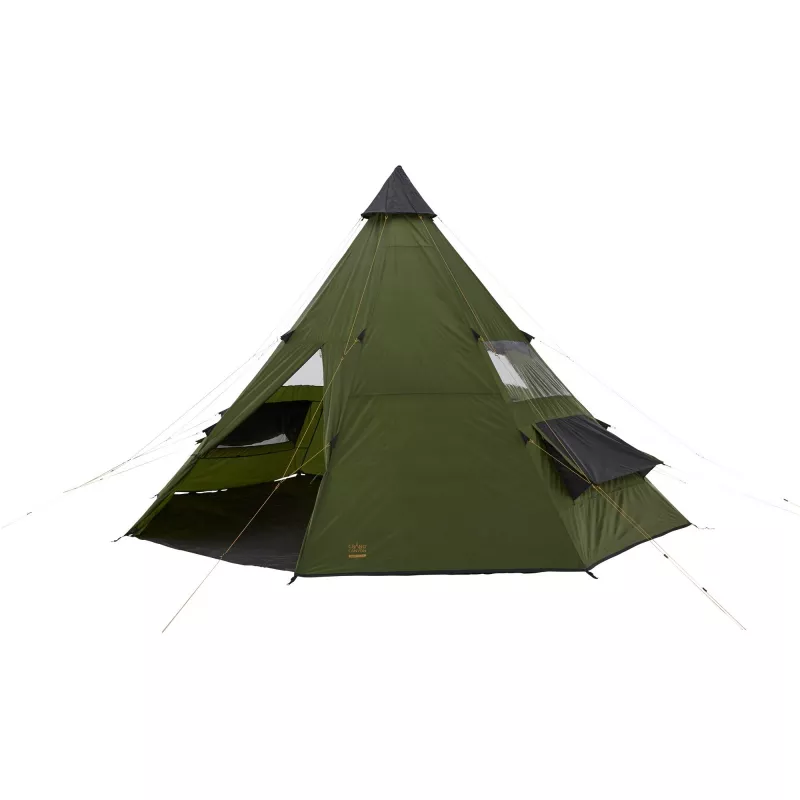 Tenda Grand Canyon nero FALLS 8 8P oliv — tenda da campeggio per 8 persone