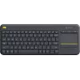 Logitech K400 Plus TV – mini – wireless – RF wireless – QWERTY – nero