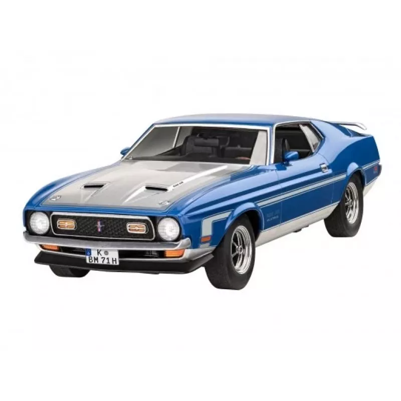 Modellino auto in plastica REVELL Ford Mustang Boss 351 kit in scala 1:25