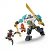 LEGO NINJAGO Set 71827 Mech armatura da combattimento di Zane, 92 pezzi, 2 minifigure, altezza 100 mm, età 6+