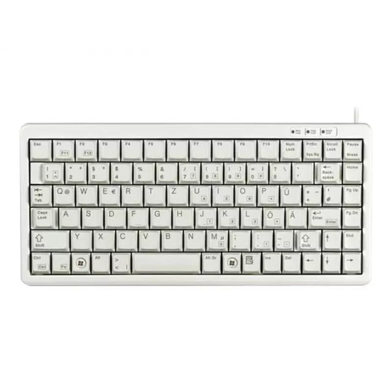 Cherry G84-4100 tastiera compatta, grigio chiaro, USB/PS/2