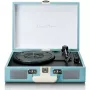 Giradischi audio a trasmissione a cinghia Lenco TT-110 blu bianco semiautomatico