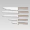 Maestro MR-1412-BEIGE set di coltelli con ceppo + set di taglieri beige
