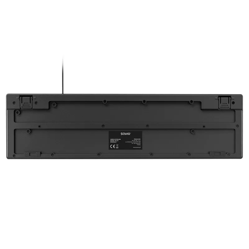 Savio KB-01 Tastiera Home/Office USB QWERTY US inglese nero