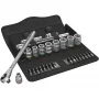 Wera 8100 SB 7 - set di chiavi a bussola - nero - cromo - CE - impugnatura a cricchetto - 1 pezzo - 3/8