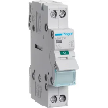 Interruttore di disconnessione SBM216 bipolare 16A con spia luminosa (SBM216)