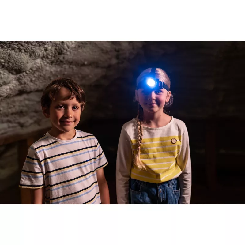 Theo Klein torcia frontale per bambini Bosch con vera funzione luce, fascia regolabile