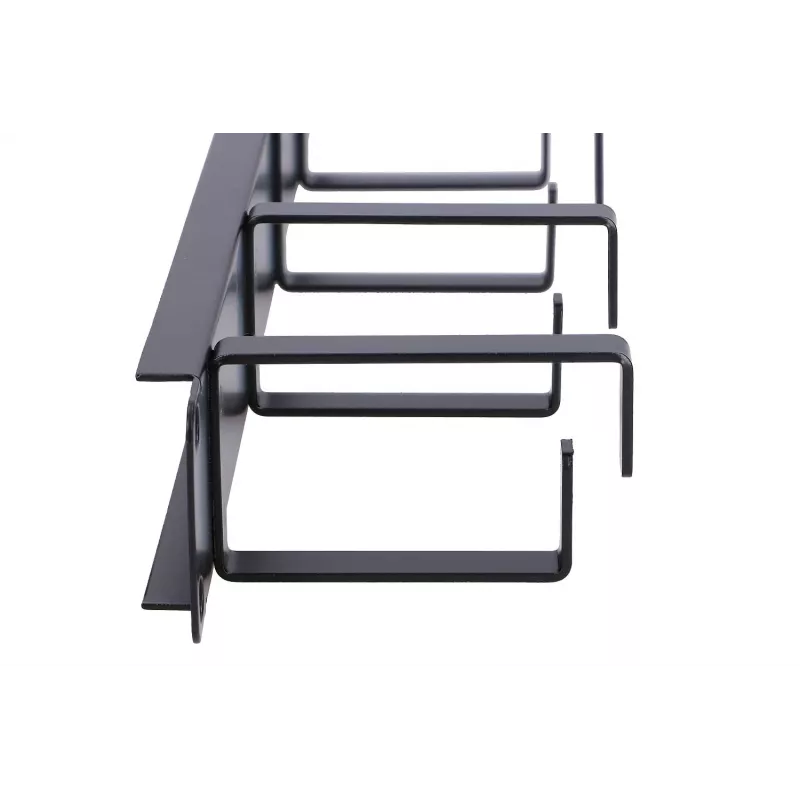 Pannello di gestione cavi Extralink organizzatore cavi 1U nero