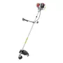 Decespugliatore Dedra DED8717 a benzina 52cc 1,45 kW con tracolla, protezione, set da 3 teste, filo e lama