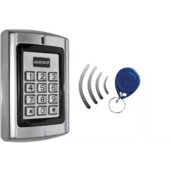 Lucchetto a combinazione ORNO OR-ZS-802 con lettore di carte e portachiavi