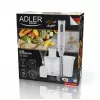 Adler AD 4620 set frullatore a immersione, 800 W, 2 velocità, tritatutto da 450 ml, bicchiere da 750 ml, frusta, bianco