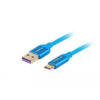 Cavo USB 2.0 LANBERG CA-USBO-21CU-0010-BL — USB-A a USB-C, 1 m, blu