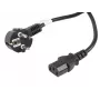 Cavo di alimentazione Lanberg CA-C13C-11CC-0100-BK nero 10 m connettore femmina C13 CEE7/7