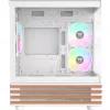 Case PC Micro Tower THERMALTAKE View 170 WS ARGB Snow — Micro ATX, bianco, 2x120mm laterale, 1x120mm posteriore, alimentatore in basso, supporta 2,5 pollici/3,5 pollici
