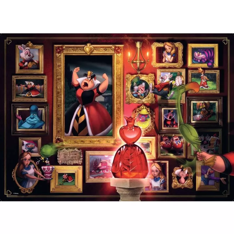 Puzzle Villainous: Queen of Hearts (1000 pezzi)