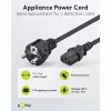 Cavo IEC Goobay 5 m nero spina tipo F IEC C13 H05VV-F3G