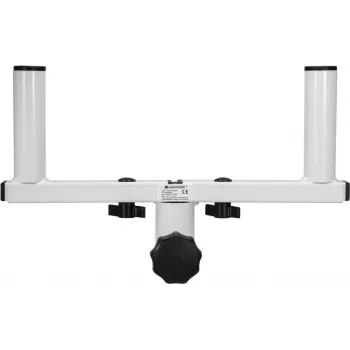 Forcella per asta microfono Omnitronic GBE-1 bianco – accessorio per asta microfono, forcella di ricambio