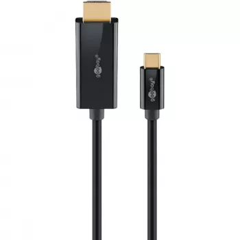 Cavo Goobay USB-C a HDMI 4K a 60 Hz 2 m nero – connettore maschio > HDMI (75697)