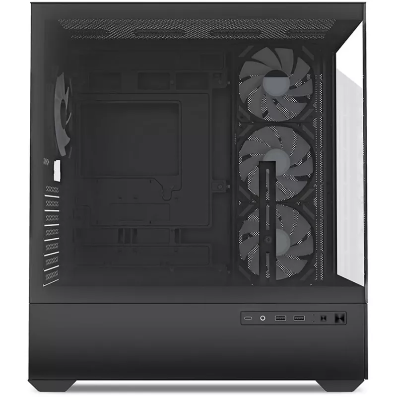 Case PC Sharkoon AK6 RGB, ATX, nero