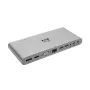Eaton Tripp Lite dock USB-C, triple display - 4K HDMI/DisplayPort, VGA, USB 3.2 Gen 1, hub USB-A/USB-C, GbE, ricarica PD 100W, cavi di alimentazione internazionali - docking station - USB-C