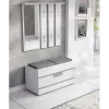 Pensile per ingresso e shop GAR OPAL BIEL — bianco, 1 anta girevole