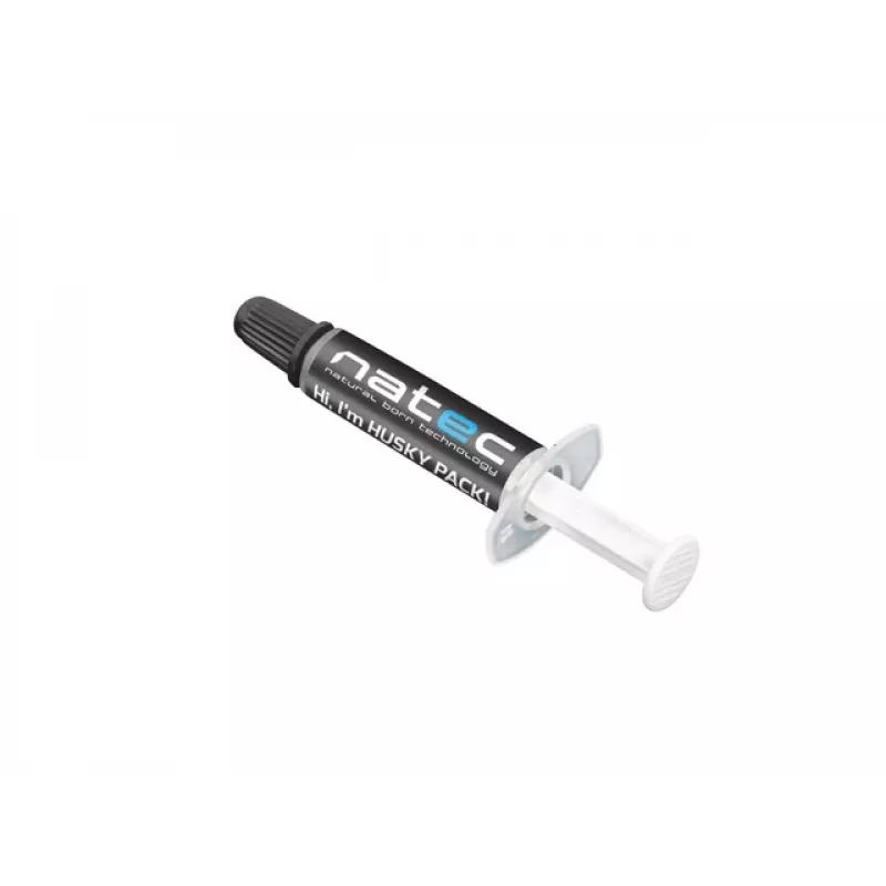 Pasta termoconduttiva NATEC Husky Pack NPT-1581, conduttività termica 4,63 W/m·K, grigio, -30–280 °C, 10 pezzi