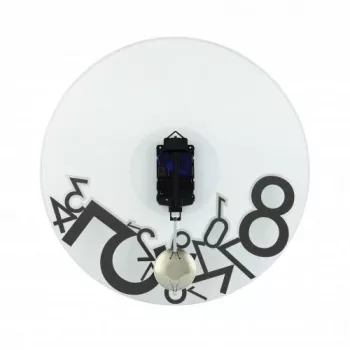 NeXtime orologio 8115 Dropped, Ø43 cm, da parete, argento