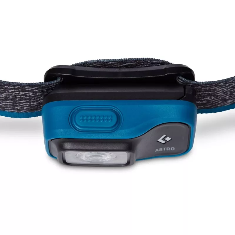 Torcia Diamond Astro 300 nera con fascia frontale blu