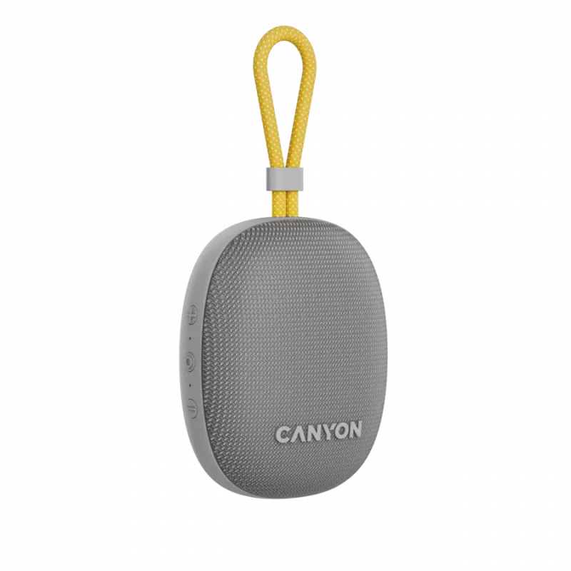 Canyon OnMove 12 - altoparlante Bluetooth v5.3 portatile - 5W - TWS - IPX7 - 12 ore - ricarica USB-C