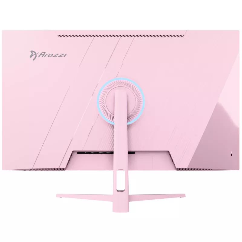 Monitor per computer Arozzi Nova 32 inch (80 cm) 2560×1440 Quad HD LED 1 ms 16:9 rosa con altoparlanti e VESA