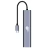 Adattatore HUB USB C 6in1 - HDMI, USBx3, PD, RJ-45