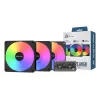 Montech GF120 V2 ARGB modulo ventola per case PC 12 cm nero 3 pz.